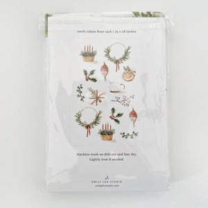Yuletide Tea Towel | Emily Lex