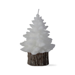 Rustic Tree Candle Collection | White