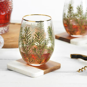 Woodland Stemless Wine Glass Set of Two