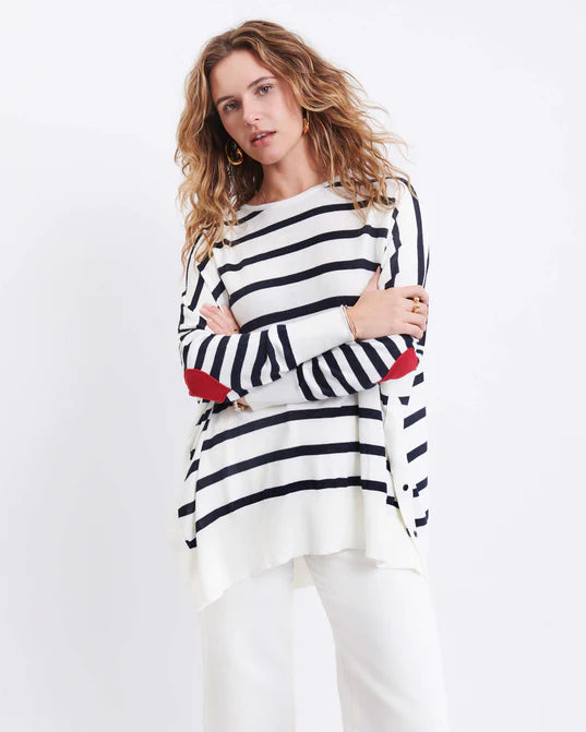heart on sleeve Mersea amour sweater