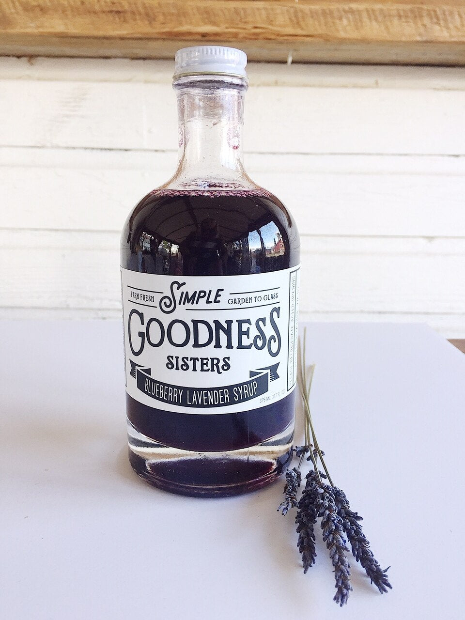 Blueberry Lavender Simple Goodness Sisters Syrup. Small batch , local farm goods. 