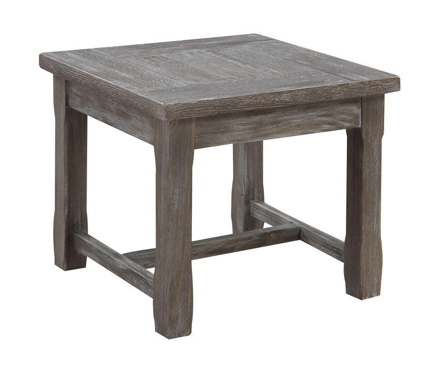 End Table Gray Wood