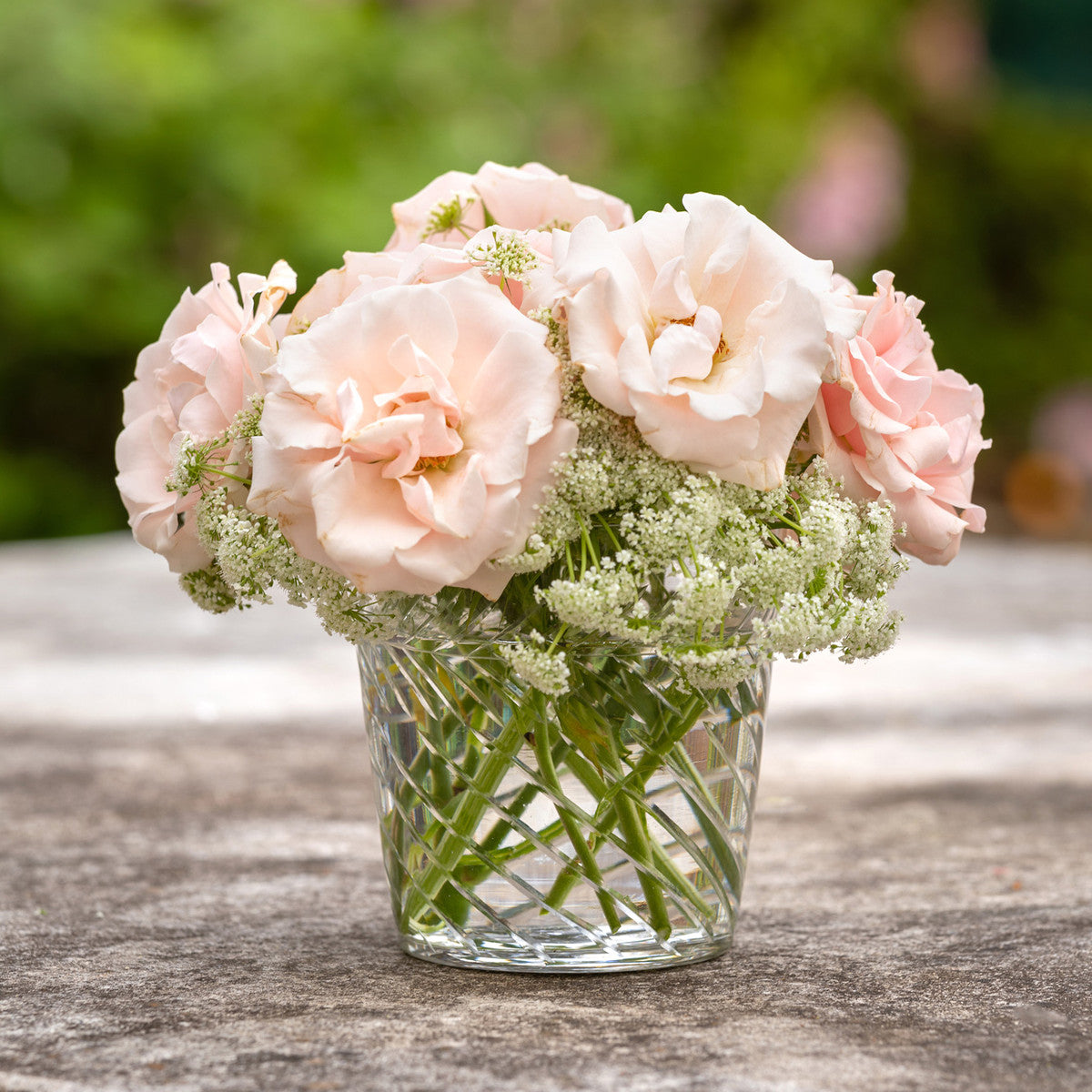 Etched Glass Tumbler