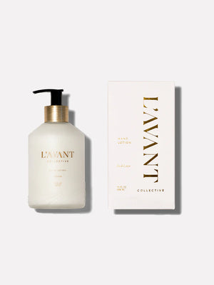 Luxury plant based white glass bottle Hand lotion LAVANT
