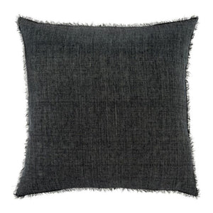 Linen Pillow with Frayed Edge