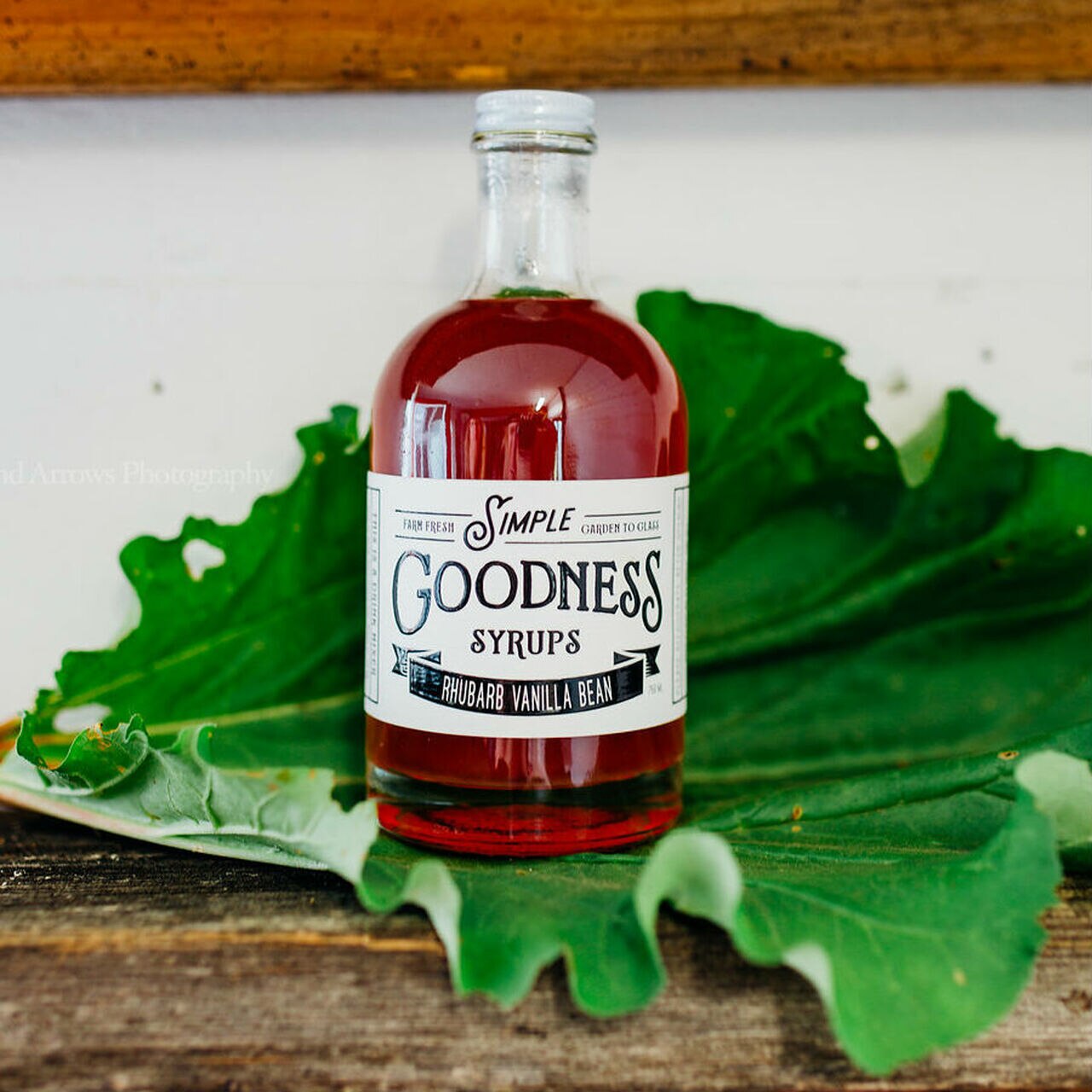 Rhubarb Vanilla Bean Syrup | Simple Goodness Sisters