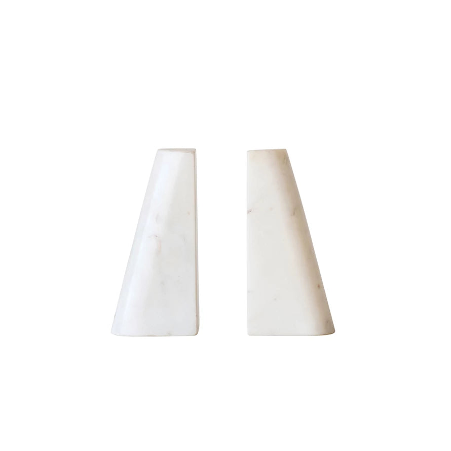 marble bookends modern