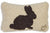 Chocolate Easter Bunny Pillow