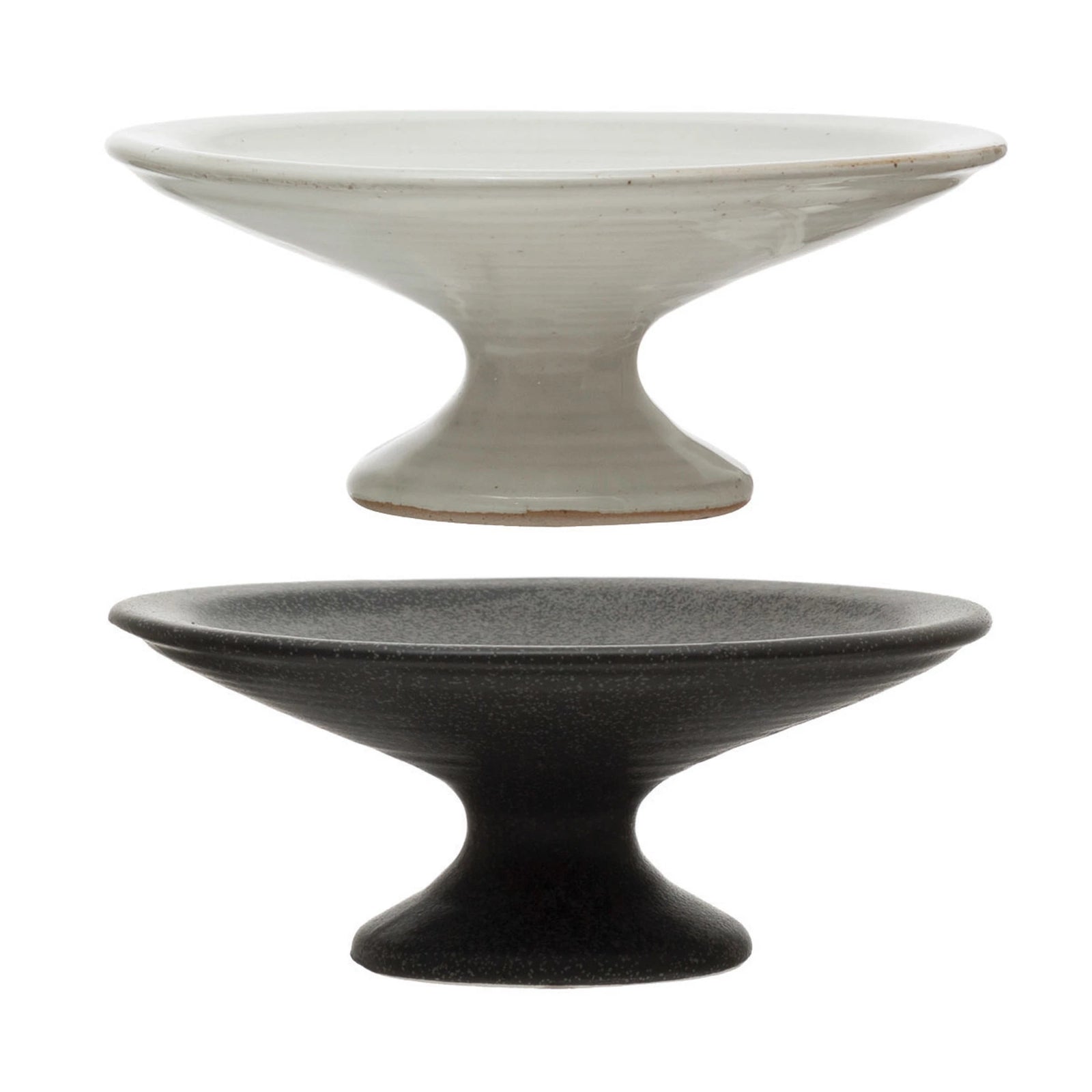 stoneware pedestal stand