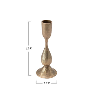 Antique Brass Candle Holder