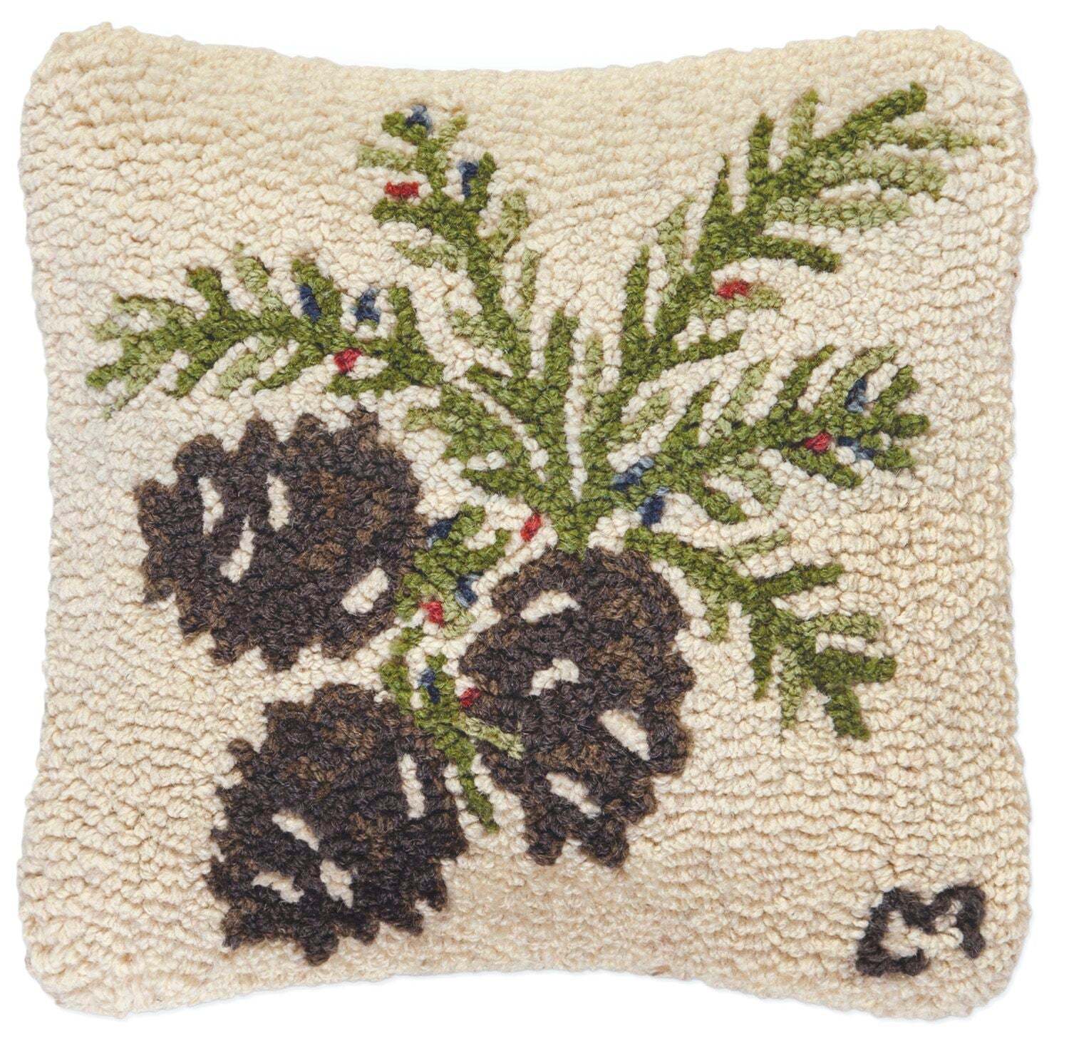 Chandler 4 Corners Sundance Catalog pinecone pillow