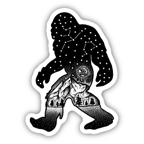Sasquatch Constellation  Stickers NW 